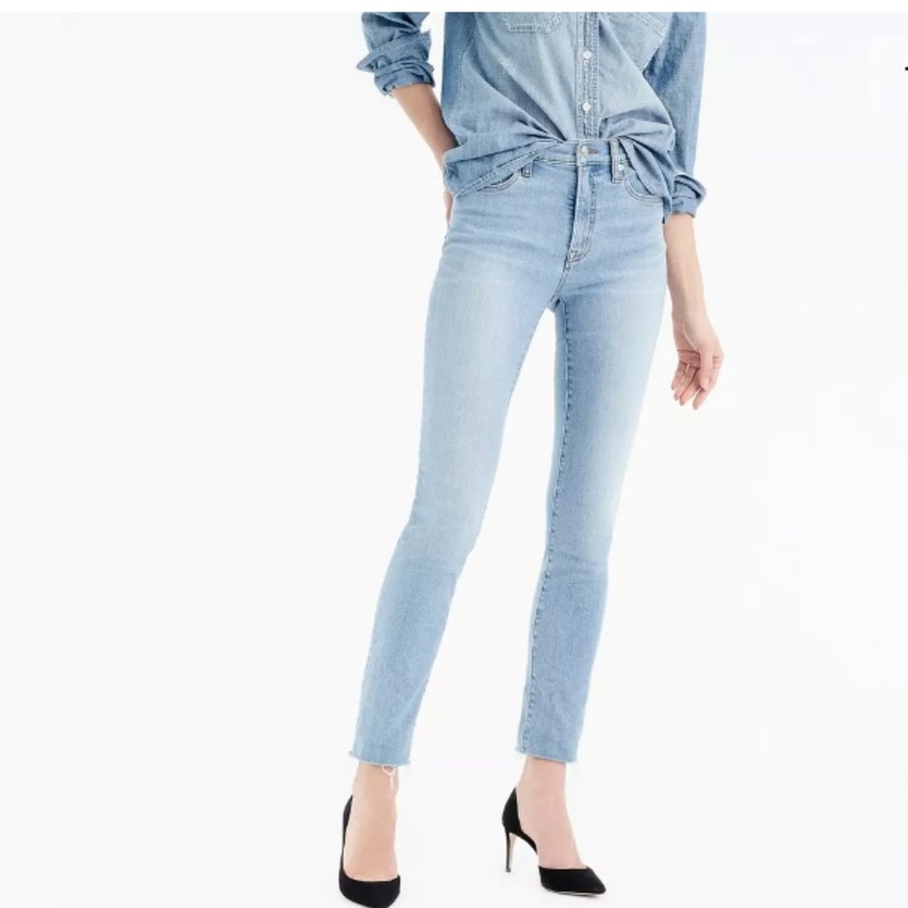 NWOT JCrew 8” toothpick jean size 30/10